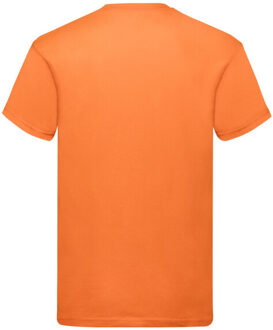Fruit of the Loom Heren origineel t-shirt - maat S Oranje