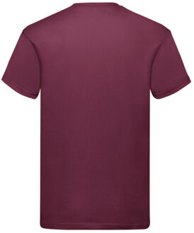 Fruit of the Loom Heren origineel t-shirt - maat S Rood