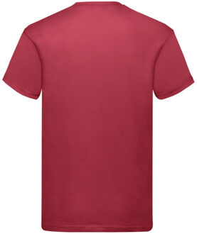 Fruit of the Loom Heren origineel t-shirt Rood - S