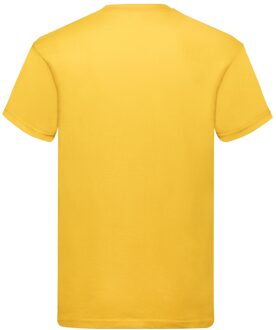 Fruit of the Loom Heren Origineel T-Shirt (Zonnebloem) Geel - S