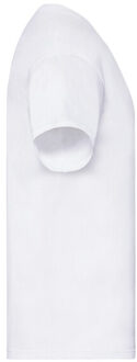 Fruit of the Loom Heren origineel v hals t-shirt - maat S Wit