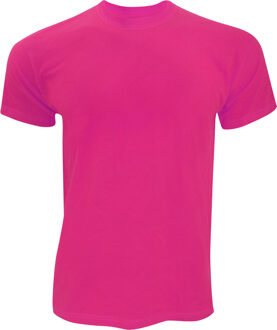 Fruit of the Loom Heren Originele T-shirt korte mouwen (Fuchsia) - maat 2XL