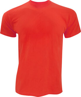 Fruit of the Loom Heren Originele T-shirt korte mouwen (Rood) - maat M