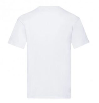 Fruit of the Loom Heren Originele V-hals T-shirt (Wit)