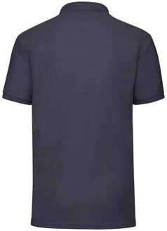 Fruit of the Loom Heren Piqué Polo Shirt (Deep Navy) Blauw
