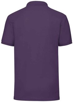 Fruit of the Loom Heren Piqué Polo Shirt (Paars) - maat M