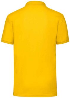 Fruit of the Loom Heren Piqué Polo Shirt (Zonnebloem) Geel - 2XL