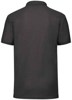 Fruit of the Loom Heren Piqué Polo Shirt (Zwart) - maat XL