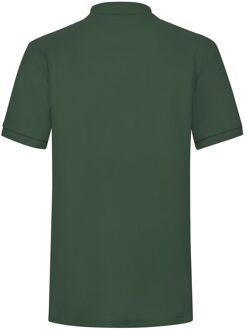 Fruit of the Loom Heren Polycotton Pique Zwaar Poloshirt (Fles groen) - maat S
