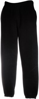 Fruit of the Loom Heren Premium 70/30 Elastische Joggingbroek /Joggingsbroek (Zwart) - S