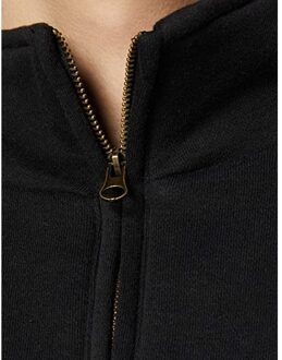 Fruit of the Loom Heren Premium 70/30 Ritssluiting Neck Sweatshirt (Zwart) - maat M