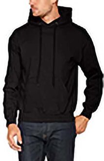 Fruit of the Loom Heren Premium 70/30 Sweatshirt Capuchon / Hoodie (Zwart) - maat L