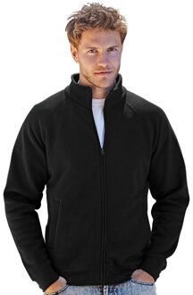 Fruit of the Loom Heren Premium 70/30 Sweatshirt Met Volledige Ritssluiting (Zwart) - maat M