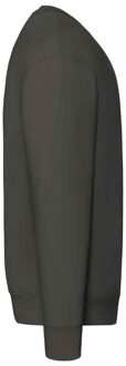 Fruit of the Loom Heren Premium Drop Shoulder Sweatshirt (Houtskool)