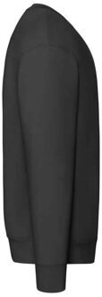 Fruit of the Loom Heren Premium Drop Shoulder Sweatshirt (Zwart) - maat M