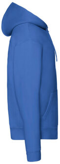 Fruit of the Loom Heren premium full zip hoodie - maat XXL / XXXL Blauw