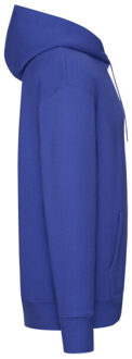 Fruit of the Loom Heren premium hoodie Blauw - XXL / XXXL