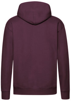 Fruit of the Loom Heren premium hoodie - maat S Rood