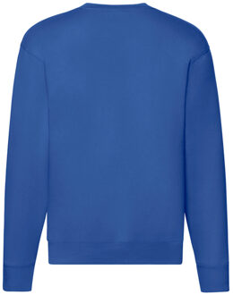 Fruit of the Loom Heren premium ingelegd sweatshirt Blauw