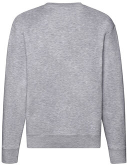 Fruit of the Loom Heren premium ingelegd sweatshirt Grijs - XL