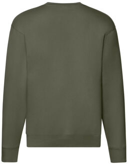 Fruit of the Loom Heren premium ingelegd sweatshirt Groen - M