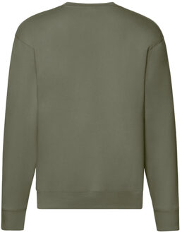 Fruit of the Loom Heren premium ingelegd sweatshirt Groen