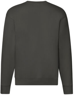 Fruit of the Loom Heren premium ingelegd sweatshirt Houtskool