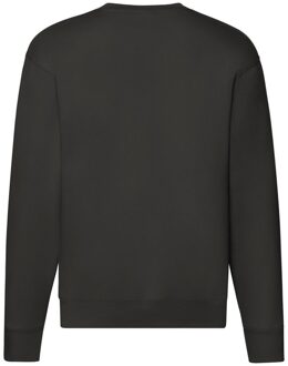 Fruit of the Loom Heren Premium Ingelegd Sweatshirt (Houtskool)