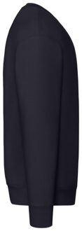 Fruit of the Loom Heren premium ingelegd sweatshirt - maat L Blauw