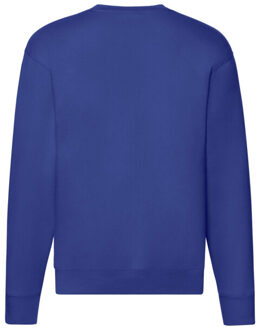 Fruit of the Loom Heren premium ingelegd sweatshirt - maat S Blauw