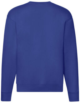 Fruit of the Loom Heren premium ingelegd sweatshirt - maat XL Blauw