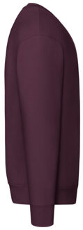 Fruit of the Loom Heren premium ingelegd sweatshirt - maat XL Rood