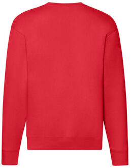 Fruit of the Loom Heren premium ingelegd sweatshirt Rood - M