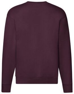 Fruit of the Loom Heren premium ingelegd sweatshirt Rood - M