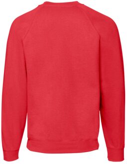 Fruit of the Loom Heren Premium Ingelegd Sweatshirt (Rood) - M