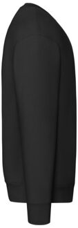 Fruit of the Loom Heren premium ingelegd sweatshirt Zwart - XXL / XXXL