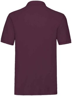 Fruit of the Loom Heren Premium Katoenen Piqué Poloshirt (Bourgondië) - maat 2XL Bourgogne