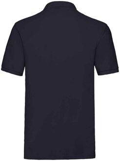Fruit of the Loom Heren Premium Katoenen Piqué Poloshirt (Deep Navy) Blauw - XL