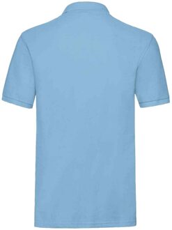 Fruit of the Loom Heren Premium Katoenen Piqué Poloshirt (Hemelsblauw) - maat S