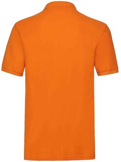Fruit of the Loom Heren Premium Katoenen Piqué Poloshirt (Oranje) - maat M