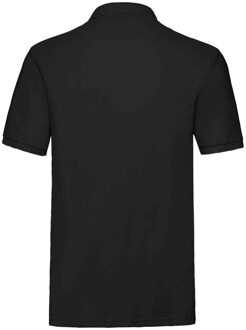 Fruit of the Loom Heren Premium Katoenen Piqué Poloshirt (Zwart) - 3XL