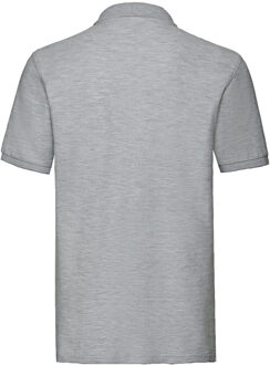 Fruit of the Loom Heren Premium Piqué Poloshirt (Amber Heide) - maat 2XL Donkergrijs