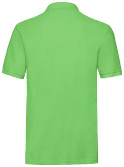 Fruit of the Loom Heren Premium Piqué Poloshirt (Kalk) - maat M Limoengroen