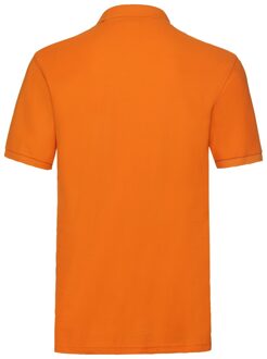 Fruit of the Loom Heren Premium Piqué Poloshirt (Oranje) - maat M