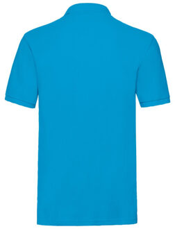 Fruit of the Loom Heren premium polo shirt Blauw - M