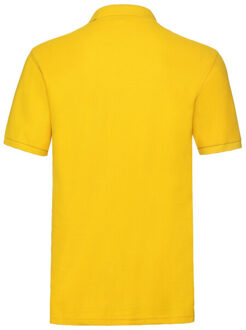 Fruit of the Loom Heren premium polo shirt Geel - XXXL