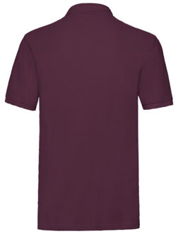 Fruit of the Loom Heren premium polo shirt - maat M Rood