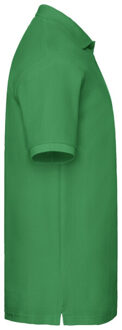 Fruit of the Loom Heren premium polo shirt - maat S Groen
