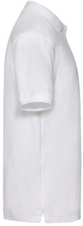 Fruit of the Loom Heren premium polo shirt - maat XXXL Wit