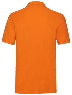 Fruit of the Loom Heren premium polo shirt Oranje - M